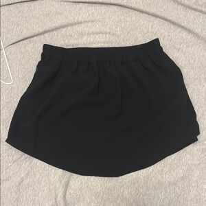 Black Mini Skater Skirt for Casual Wear